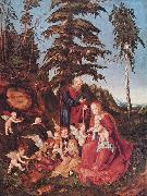 The Rest on The Flight into Egypt Lucas Cranach